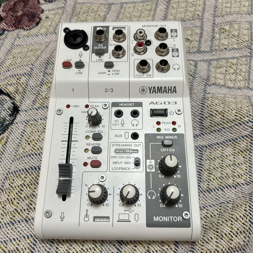 YAMAHA AG03 本体（グレードアップ】YAMAHA AG03 MK2 レビュー