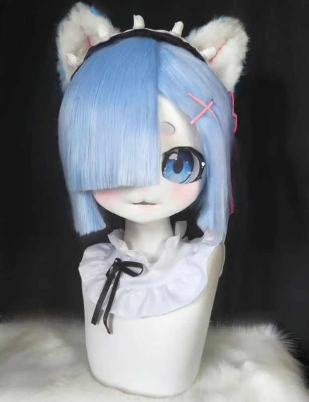 着ぐるみ　kigurumi ファースーツ水色 マスク　コスプレ　コスチューム Amazon.co.jp: [TONGCHENG] 着ぐるみ kigurumi ファースーツ