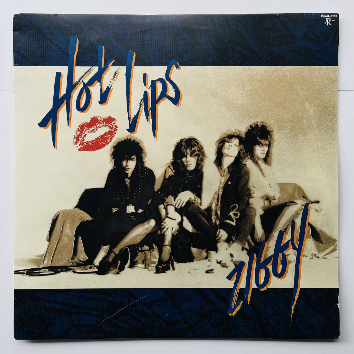 稀少 レコード〔 ZIGGY - HOT LIPS 〕グロリア 収録 / ジギー 森