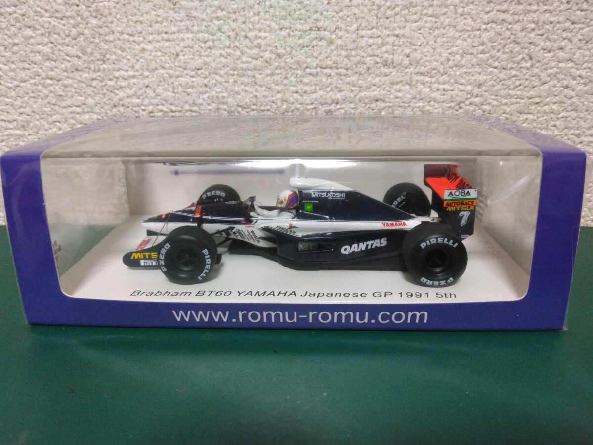 1/43 ロム特注 スパーク ブラバム BT60 ヤマハ 日本GP 1991 M