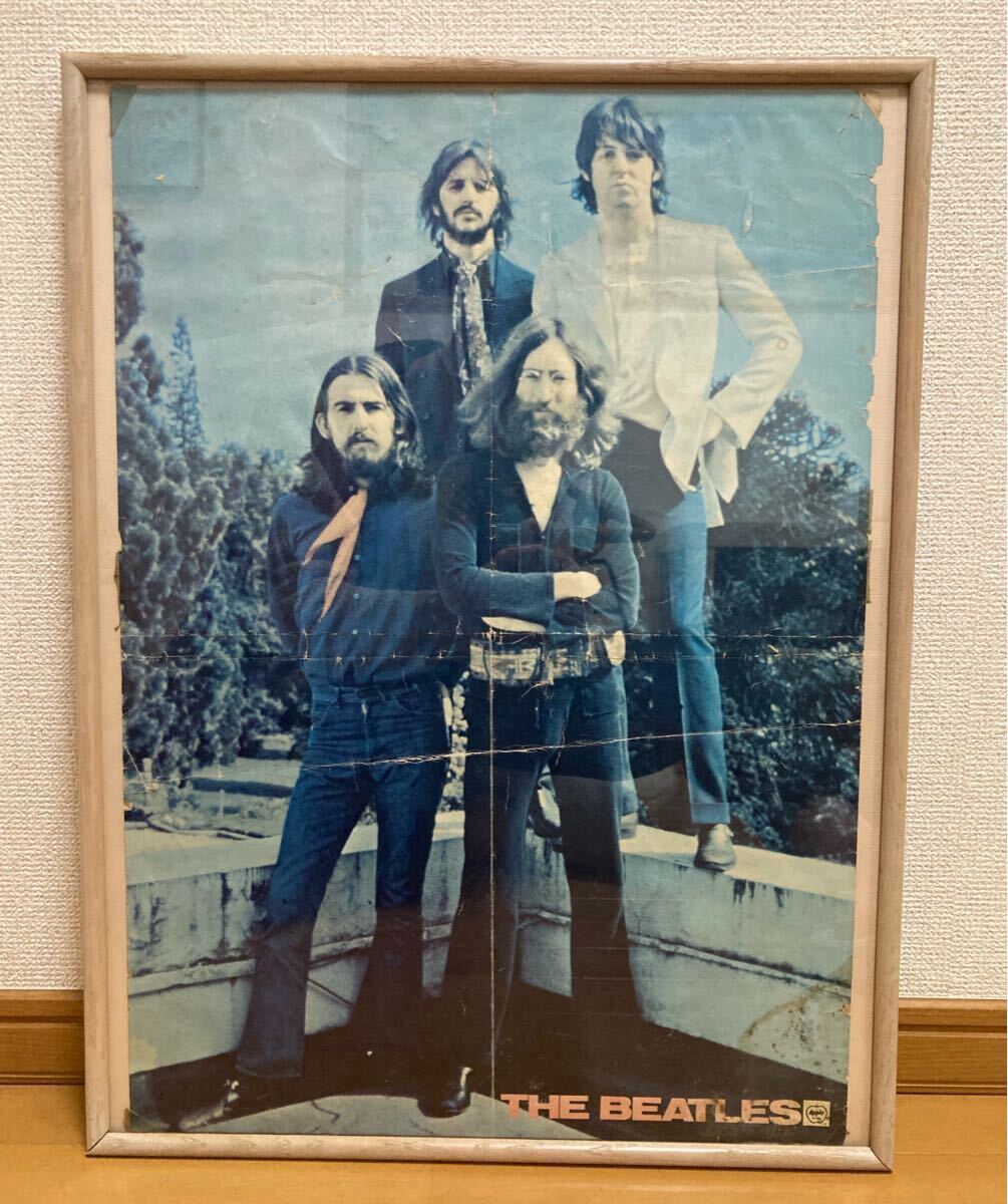 当時物 ビートルズ アップルレコード A2版 ポスター The Beatles