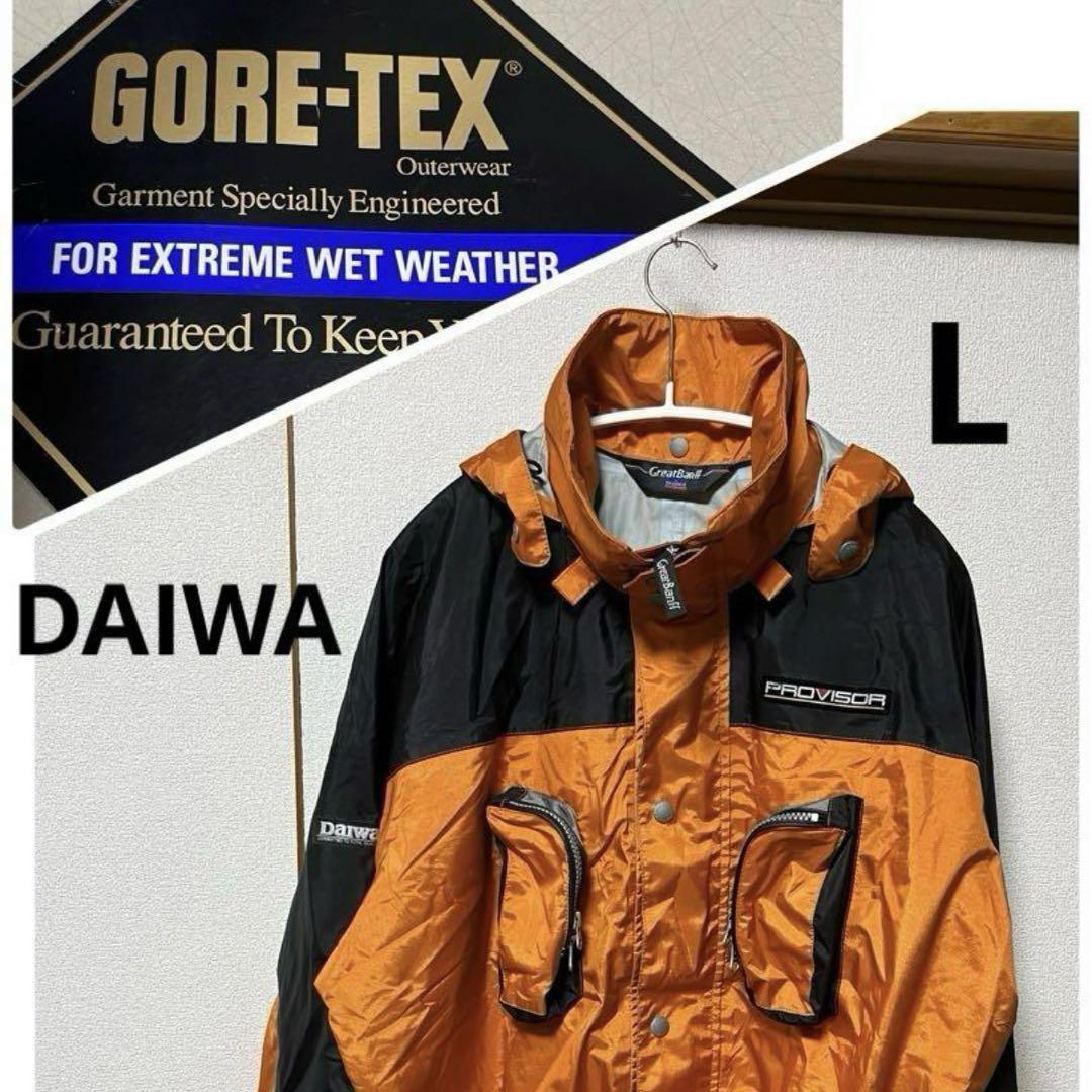 ダイワ GORE-TEX 鮎 渓流 ショート レインジャケット L オレンジ ダイワ GORE-TEX 鮎 渓流 ショート レインジャケット L オレンジ