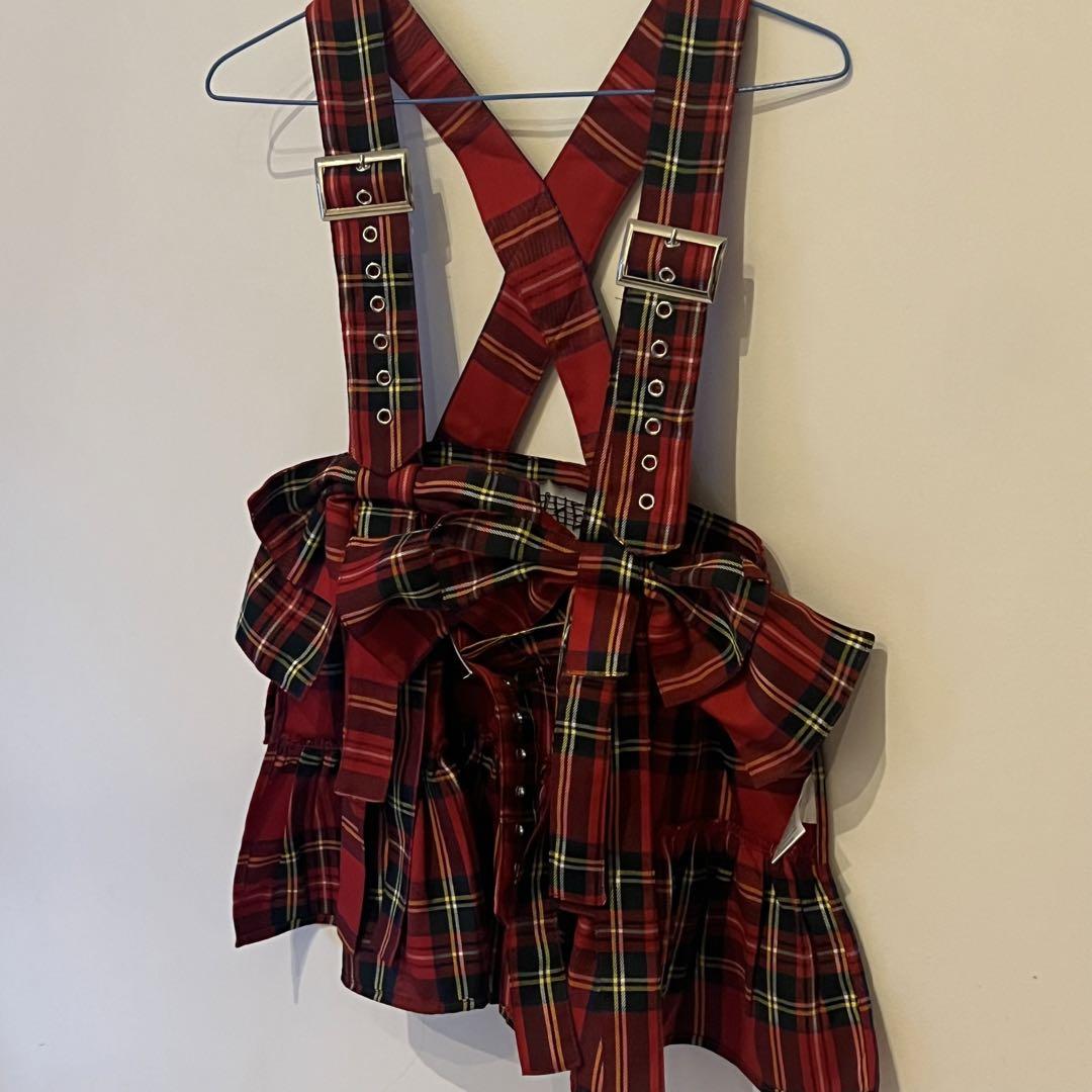 HEIHEI ハーネス （HEIHEI Heart Harness Vest & Plaid Skirt in