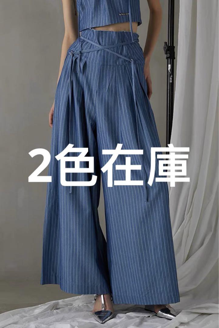 パンツ prankproject Striped Super Wide Pants Striped Super Wide Pants - SALE