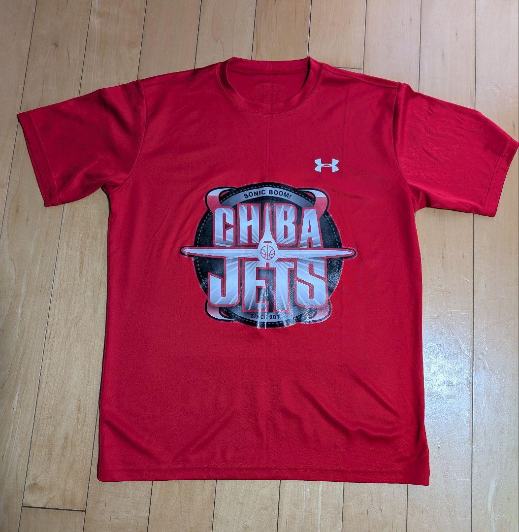 千葉ジェッツ Tシャツ Mサイズ （UA JETS カーシブロゴロング