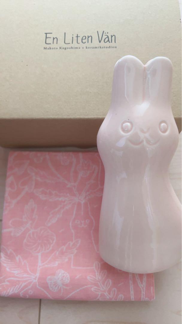 ATELIER DE LA PAIX   鹿児島睦　うさぎ atelier de la paix アトリエ ド ラペ 鹿児島睦 うさぎ 置物