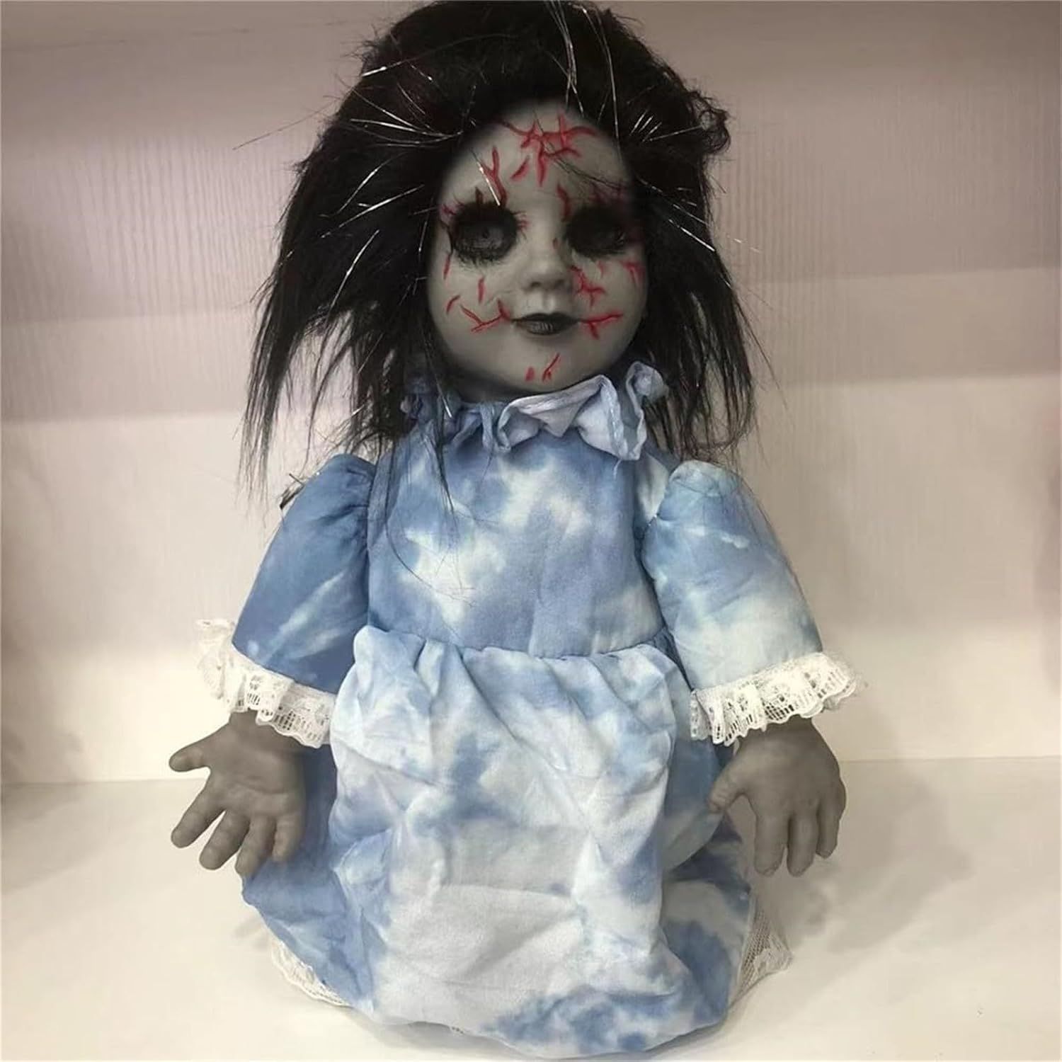 ホラー 女の子 ワンピース 動く 歩く人形 ハロウィン