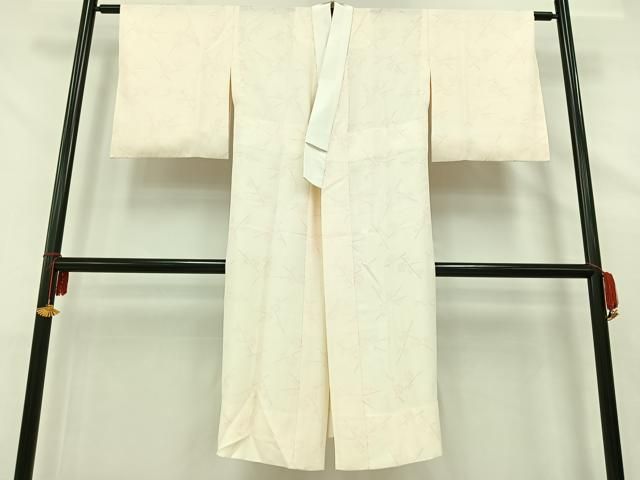 平和屋着物□長襦袢 無双仕立て 枝梅地紋 正絹 逸品 AAAR2410jh