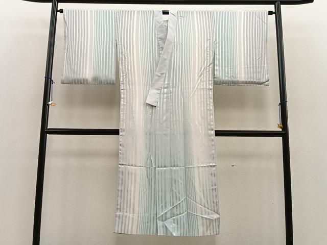 平和屋着物□長襦袢 無双仕立て 縞 正絹 逸品 BAAO5590ui （平和