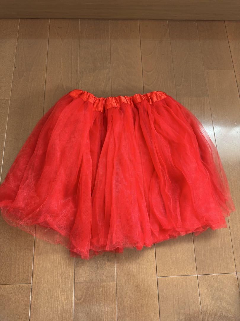 RED VALENTINO レッドヴァレンティノ チュールスカート ロング 黒