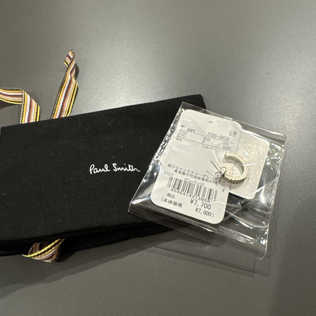 Paul Smith シルバー フープピアス 片耳用 Paul Smith ポールスミス ピアス Hoop Combi シングルピアス