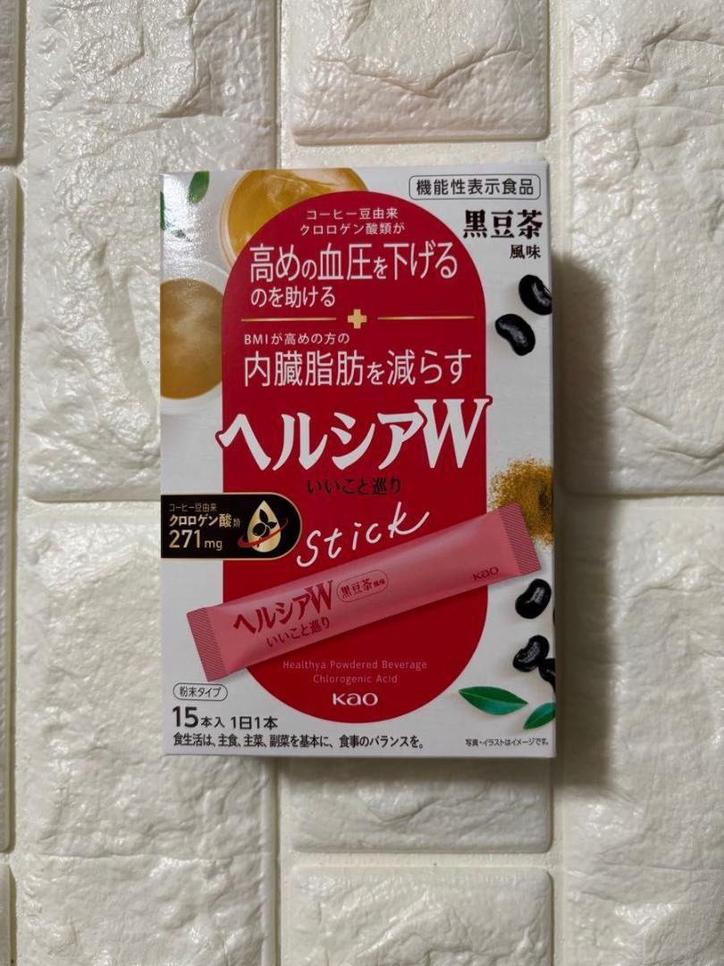 ヘルシアW スティック いいこと巡り 黒豆茶風味 15本入（花王