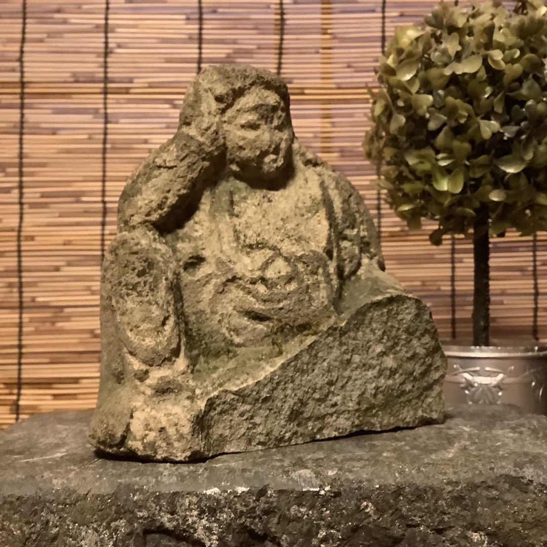 茶太郎様売約keep…最高位聖者「高僧・阿羅漢像」煩悩断滅・最高境地・泥仏・焼物 Amazon｜海宇工芸(kaiu art) 木彫り仏像‐小仏 【蔵王権現】 柘植