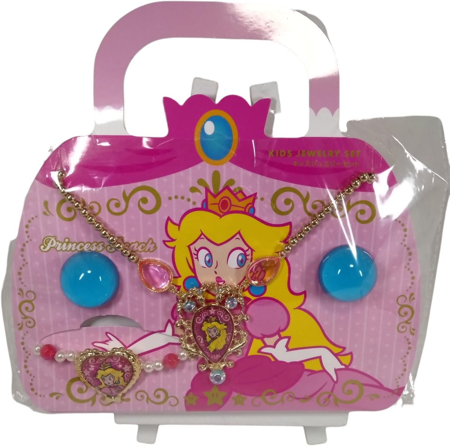 USJ マリオ ピーチ姫　キッズジュエリーセット　ケース付き USJ 限定 ピーチ姫 キッズジュエリーセット ニンテンドー
