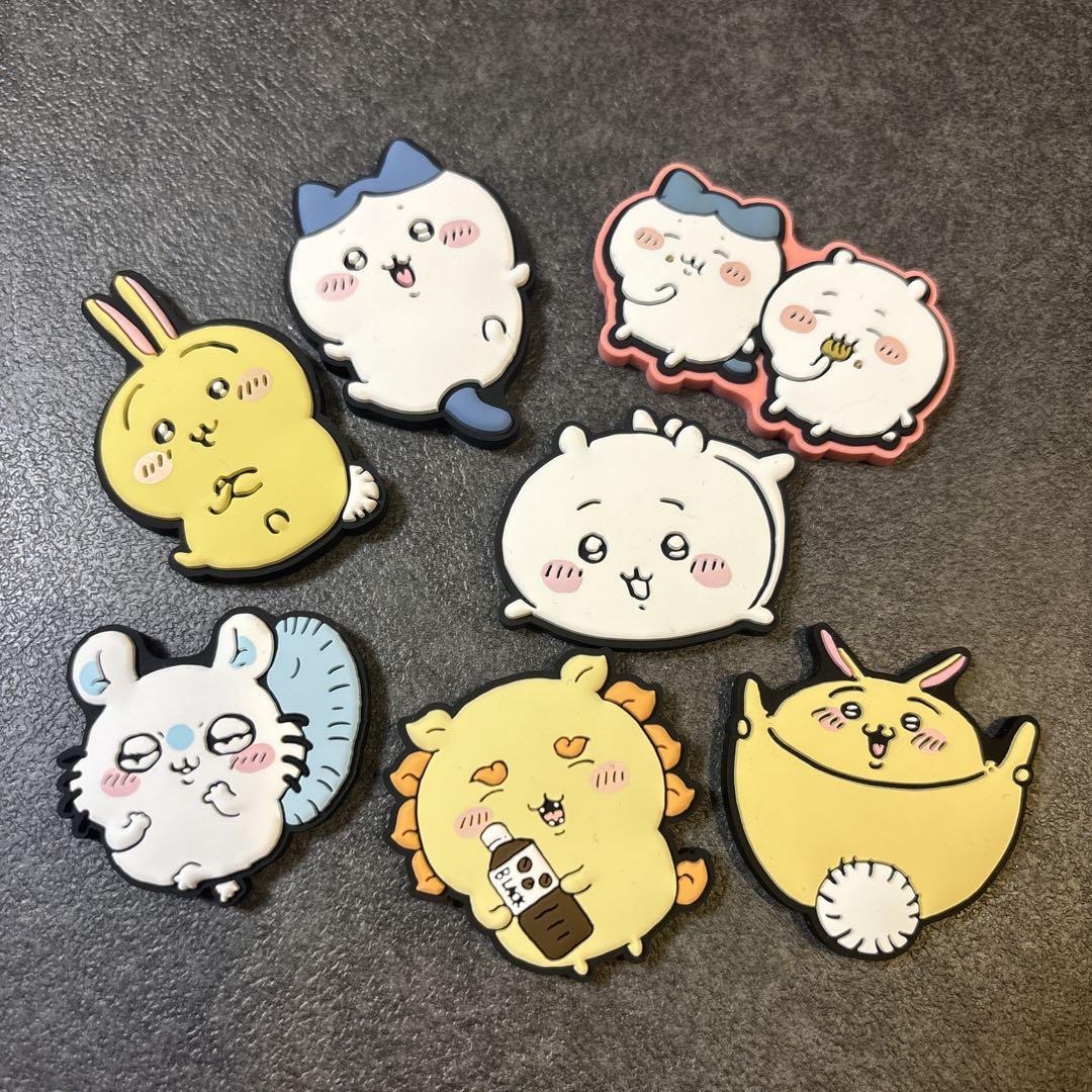 ちいかわ マグネット 7個セット （ちいかわ カラフルラバー