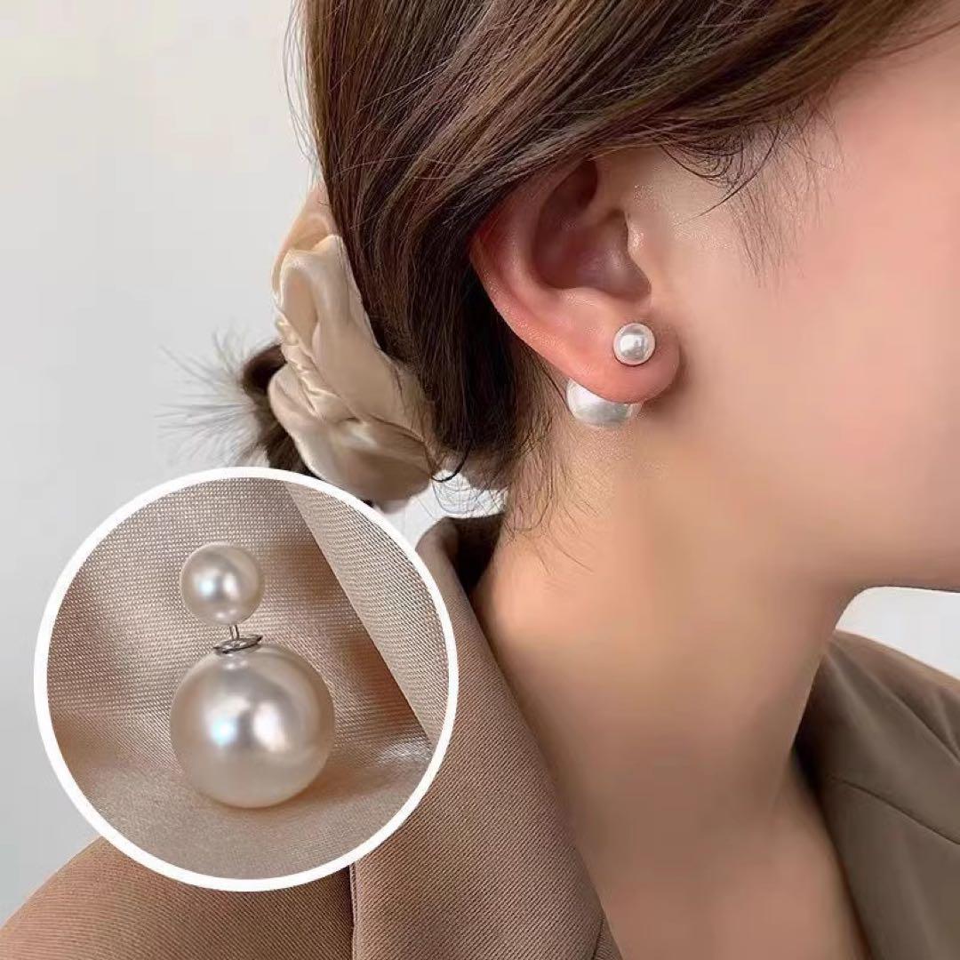 e.m. 3wayパールキャッチシルバーピアス☆イーエム e.m. 3wayパールキャッチシルバーピアス☆イーエム アクセサリー