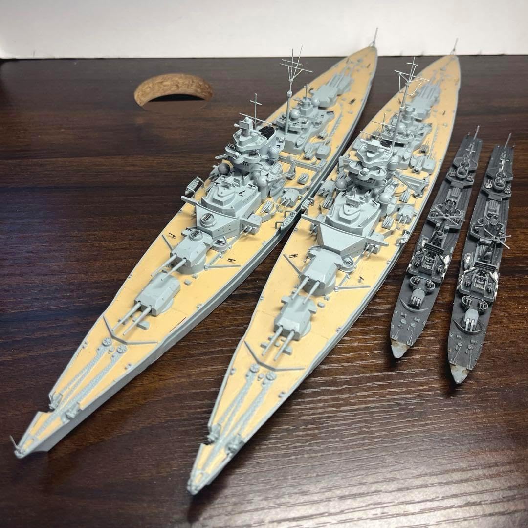 1/700 ドイツ海軍　戦艦ビスマルク・ティルピッツ　Z級駆逐艦2隻セット ドイツ海軍 戦艦 ティルピッツ｜株式会社 青島文化教材社
