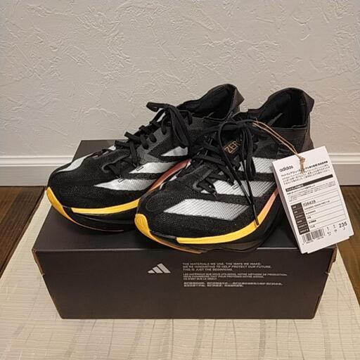新品タグ箱付adidas adizero adios pro 3 23.5（年末の
