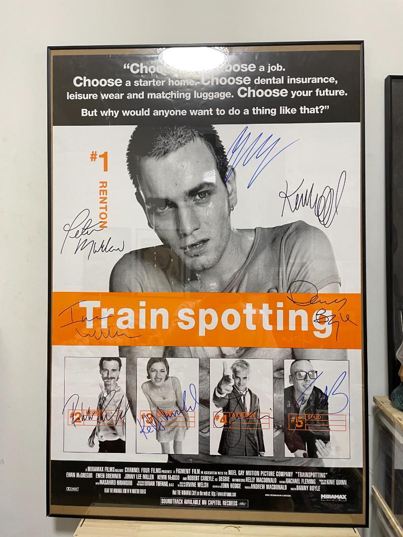 Trainspotting 映画 1996 俳優9名のサイン入りポスター