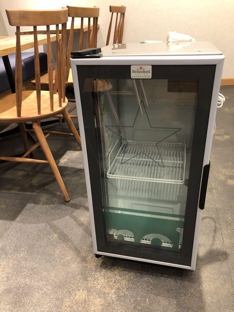 ハイネケン　冷蔵庫　ショーケース　ジャンク ハイネケン 冷蔵庫(キッチン家電)の中古が安い！激安で譲ります