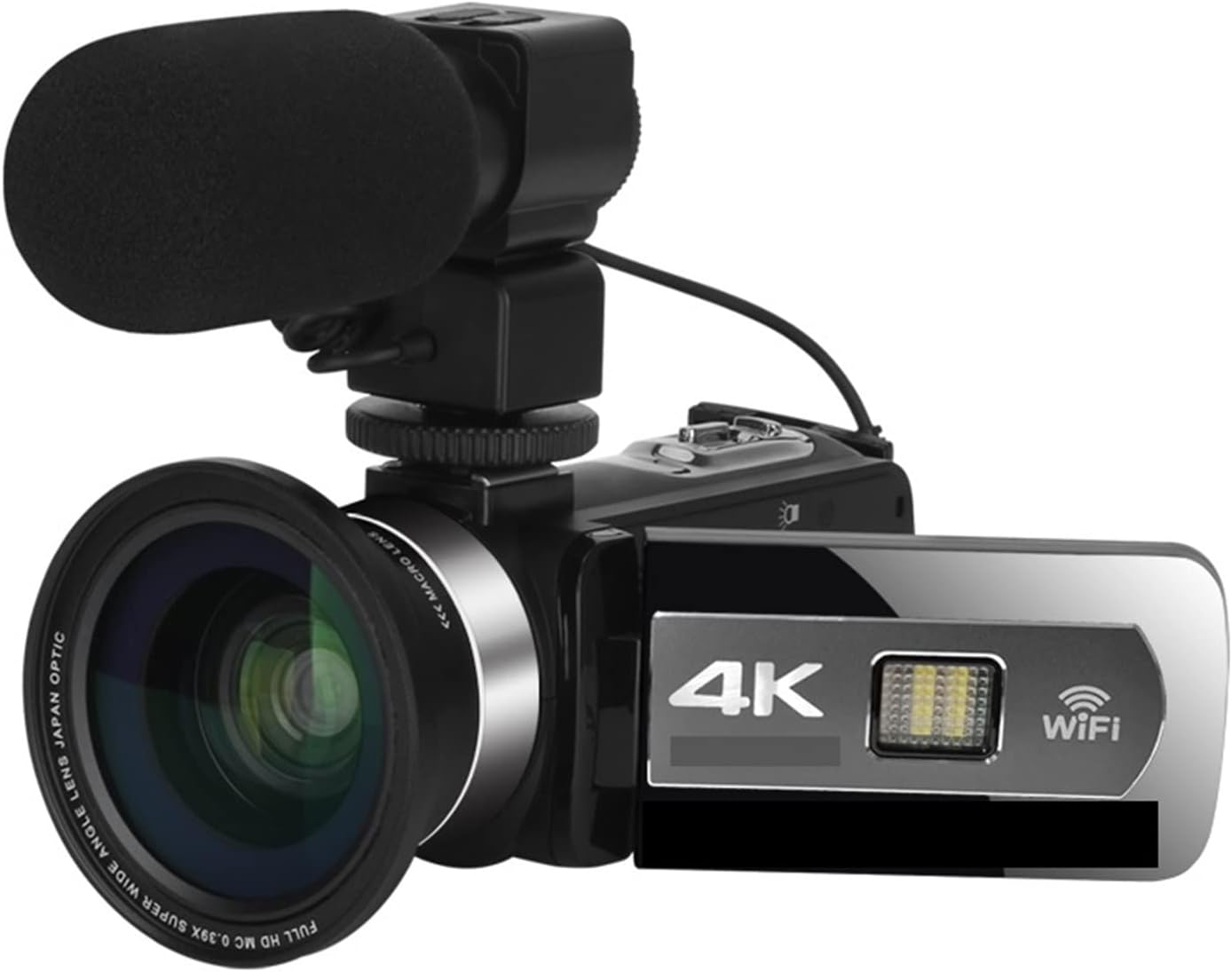 ビデオカメラ もさ 4k、 広角 4K デジタル ビデオ カメラ スロー