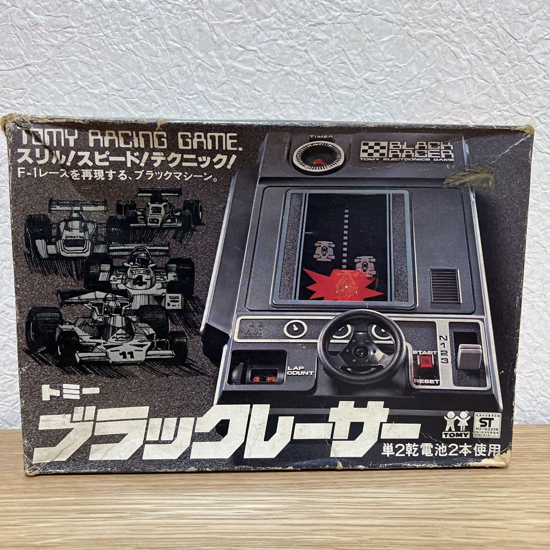 超貴重　1978年　TOMY ブラックレーサー エレメカ】トミー ブラックレーサー 昭和 電動 ゲーム 70年