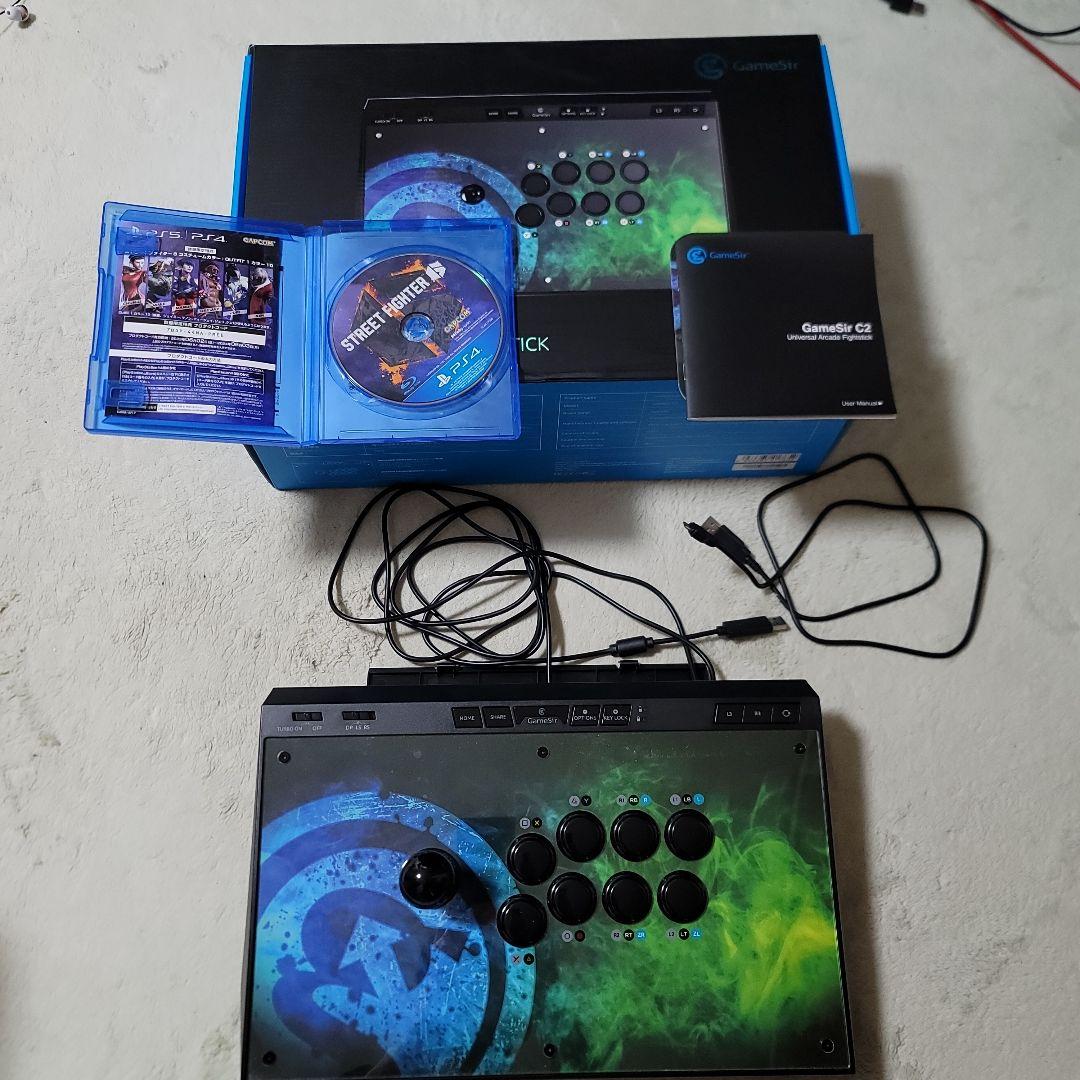 GameSir-C2 アーケードコントローラー　アケコン　美品 GameSir C2 アーケード コントローラー PS4 / Switch XboxOne PC