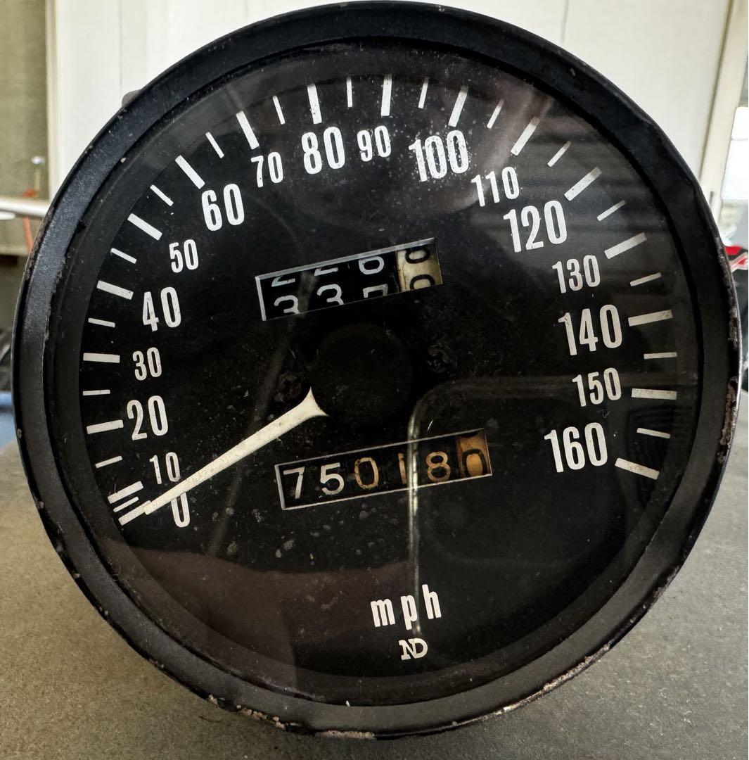 カワサキKAWASAKI 当時物 Z1Z系 スピードメーター カワサキKAWASAKI 当時物 Z1Z系 うずくまっ スピードメーター