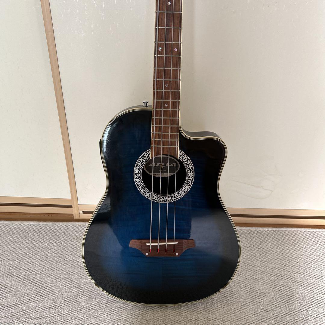 （美品）Aria アリア　エレアコベース ARIA アリア アコースティック ベース（ARIA FEB-F2/FL STBK