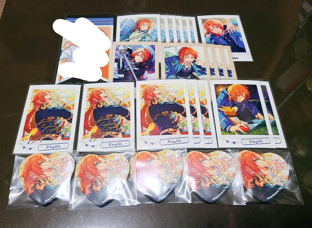 あんスタ 月永レオ とるパカ ぱしゃこれ 箔押し 缶バッジ（ゆき