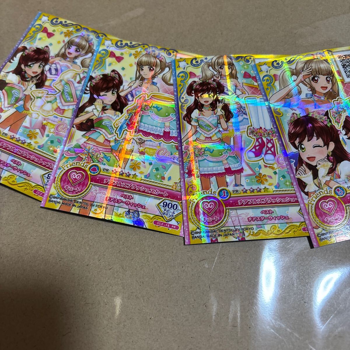 アイカツオンパレード！ 春風わかば ハミングトパーズコーデ 当選品 非売品 アイカツフレンズ カード ハミングトパーズトップス ハミング