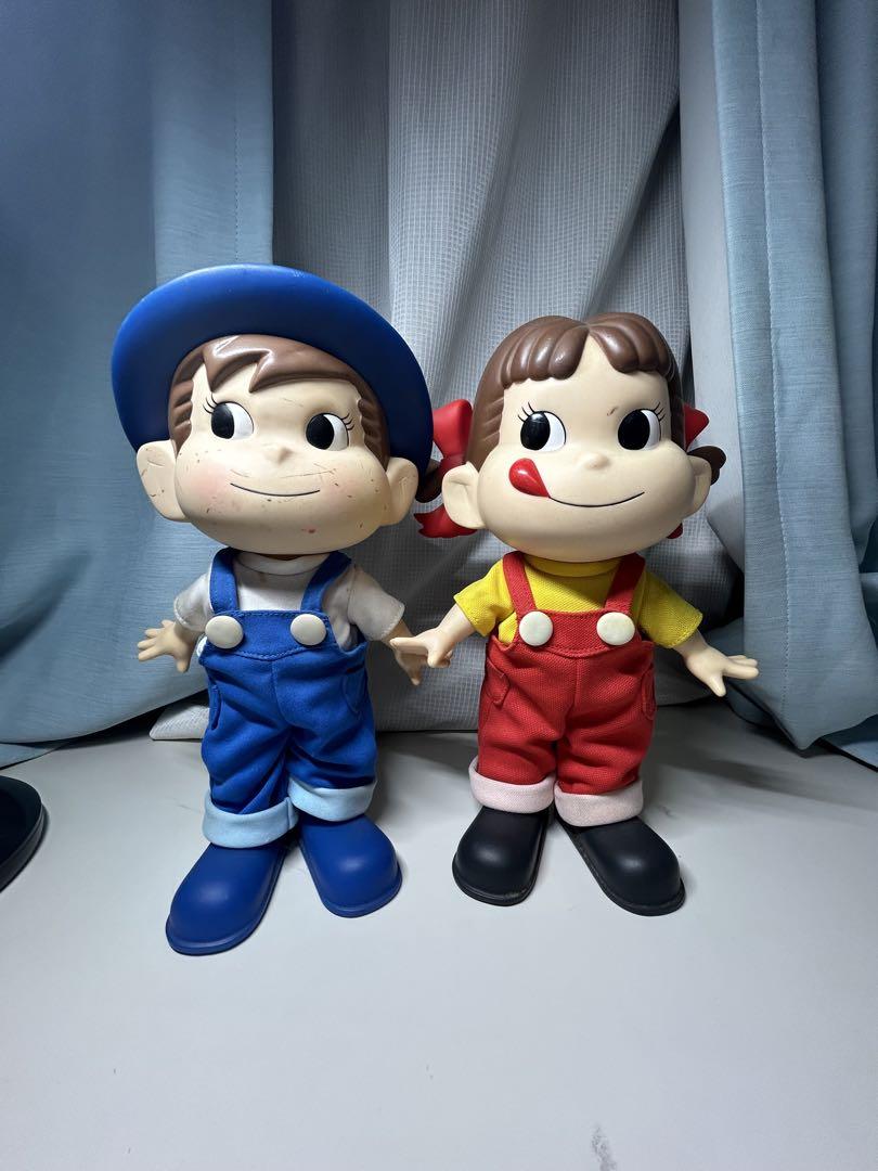 【公式】 希少☆レア☆非売品☆ぺこちゃん人形☆ポコちゃん人形☆不二家 キャラクターグッズ