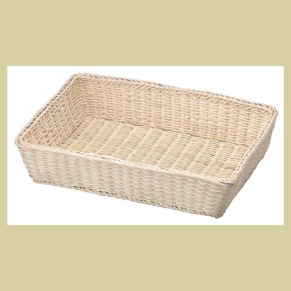 ラタン』四角タイプトレー「42×30×9cm」 ※アジアン雑貨,かご