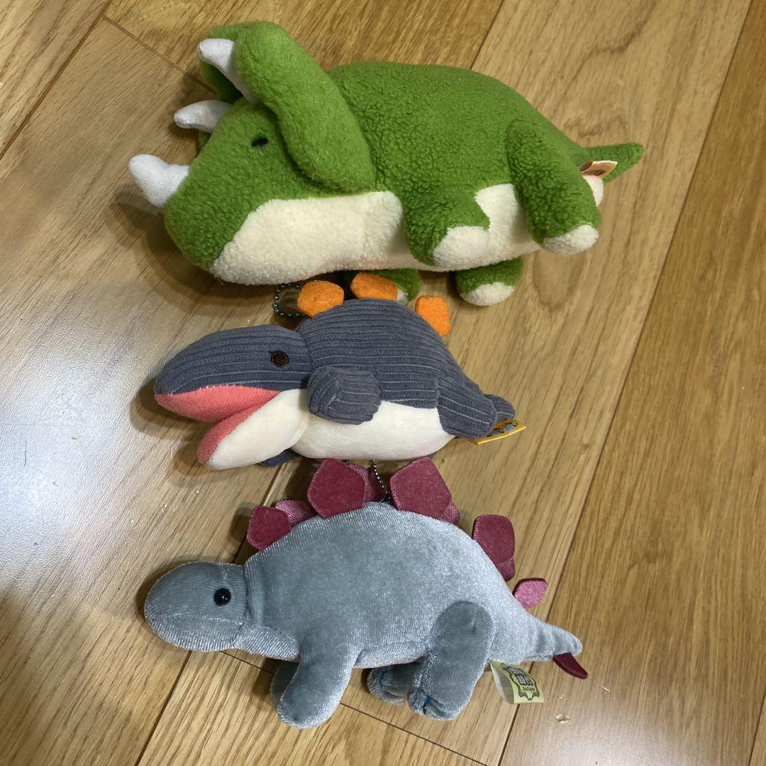 恐竜時代 ぬいぐるみ つみっこきょうりゅうじだい 3つ （バラ