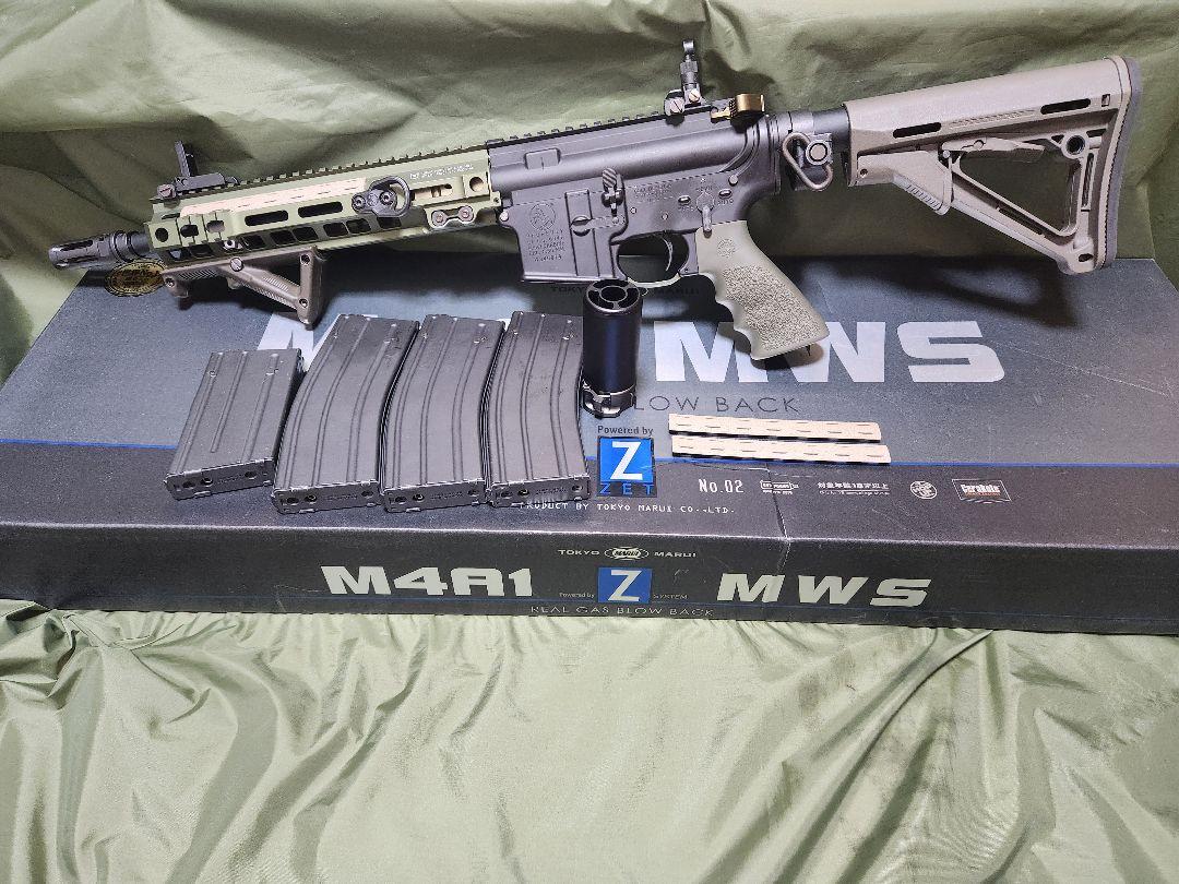 東京マルイ M4 MWS HRTカスタム GBB GEISSELE NPAS内蔵