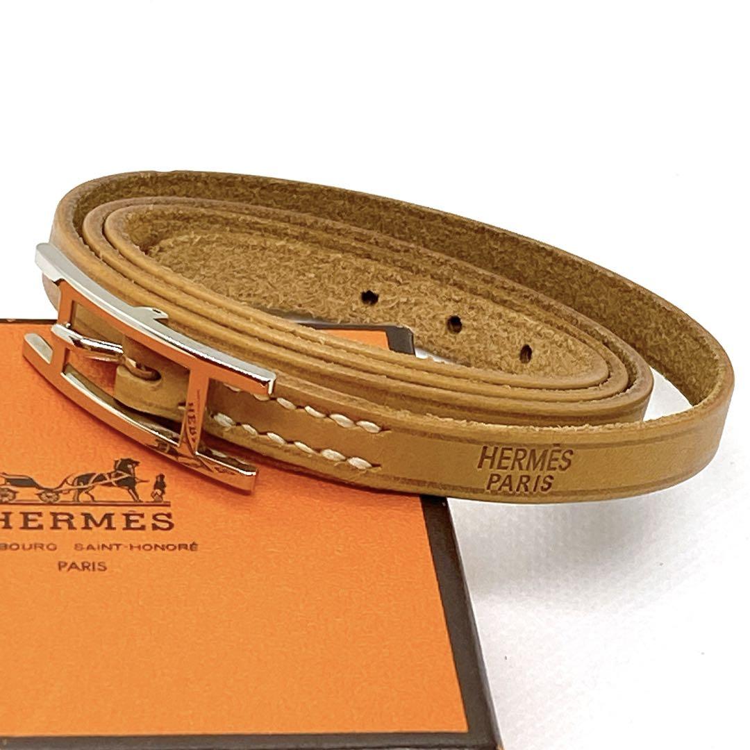 【極美品】HERMES エルメス アピ3 ブレスレット レザー C刻印 ブラウン 楽天市場】【ジュエリー】HERMES エルメス アピ3 ロング