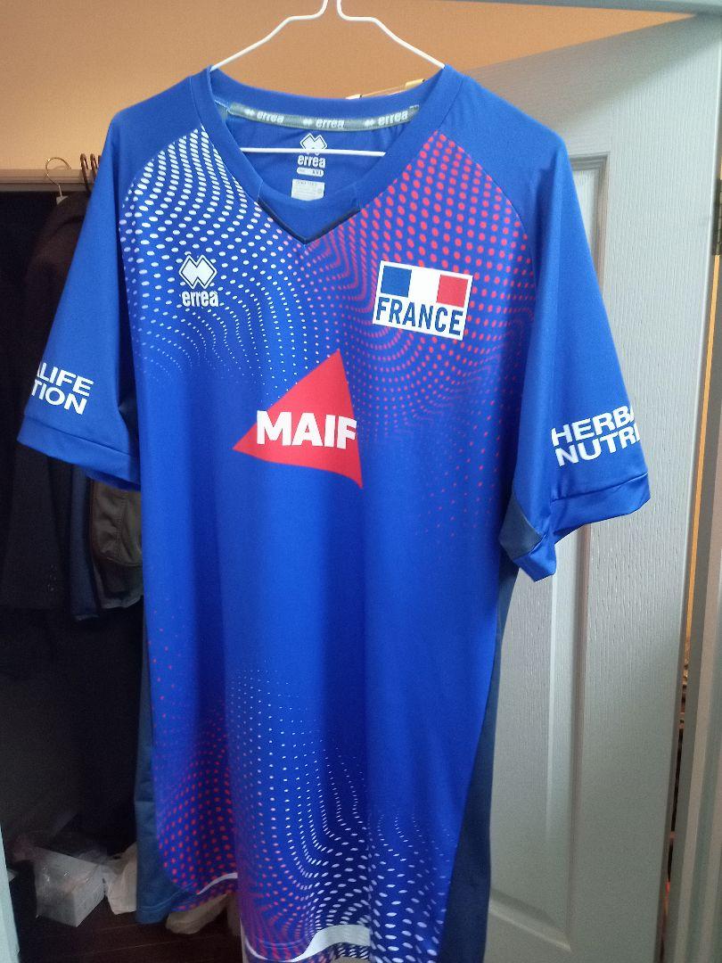 エレア製 バレーボール男子フランス代表 ホームユニフォーム XXL(中古品) エレア製 バレーボール男子フランス代表 ホームユニフォーム XXL