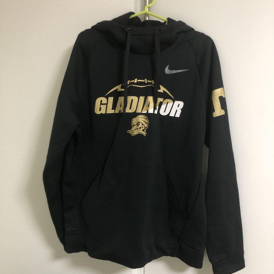 帝京大学 アメフト部 GLADIATOR パーカー Lサイズ（帝京大学