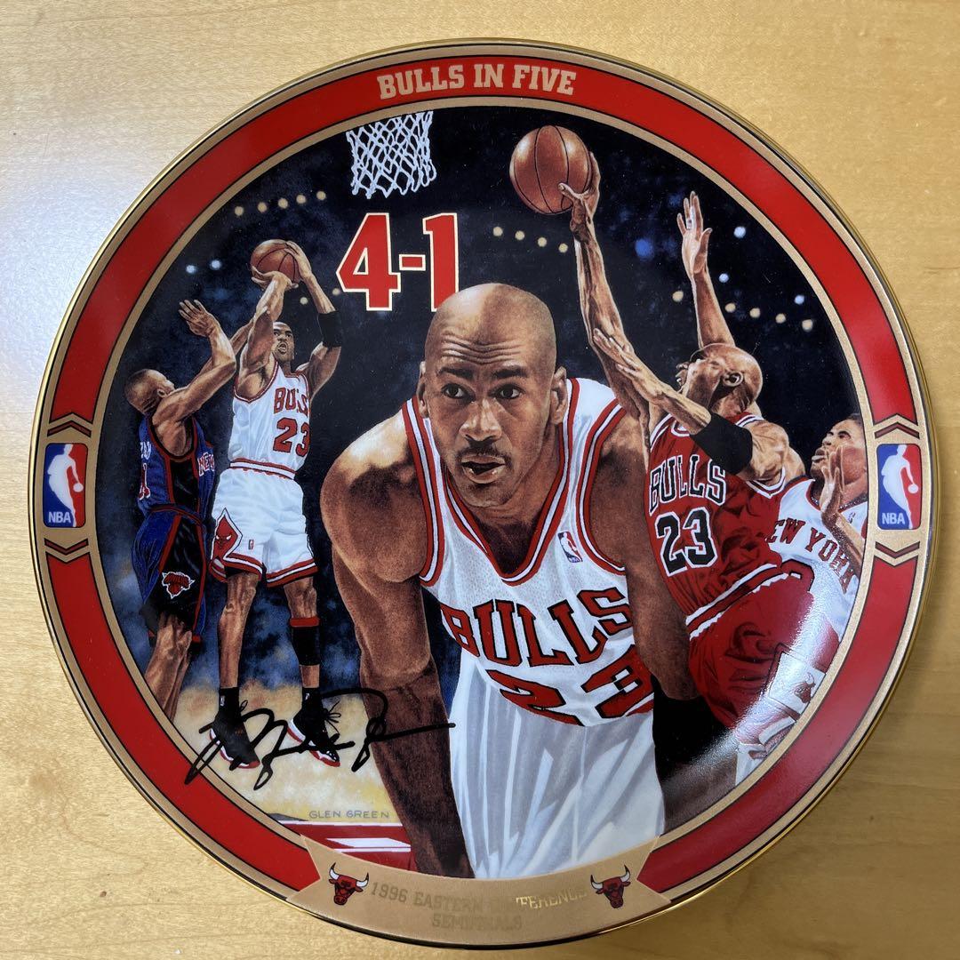 マイケルジョーダン 絵皿 Bulls In Five（マイケルジョーダン