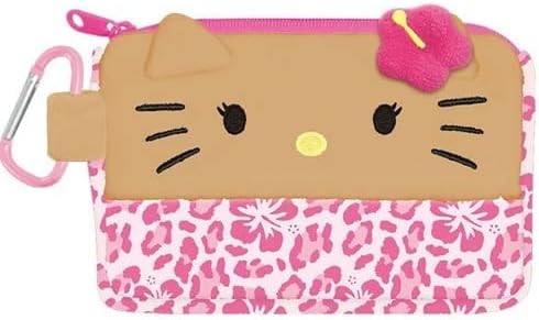 激レア　トロピカルキティ　ハイビスカス　ポーチL　ハローキティ レア サンリオ ハローキティ ヒョウ柄 ハイビスカス ポーチ 廃盤