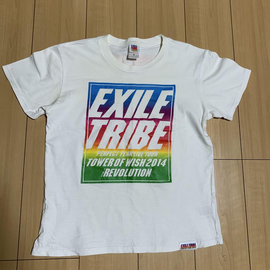 EXILE TRIBE Tシャツ S ホワイト 2014（ツアーTシャツ ホワイト