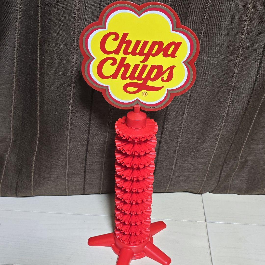 Chupa Chups ディスプレイスタンド 赤 チュッパチャプスタワー