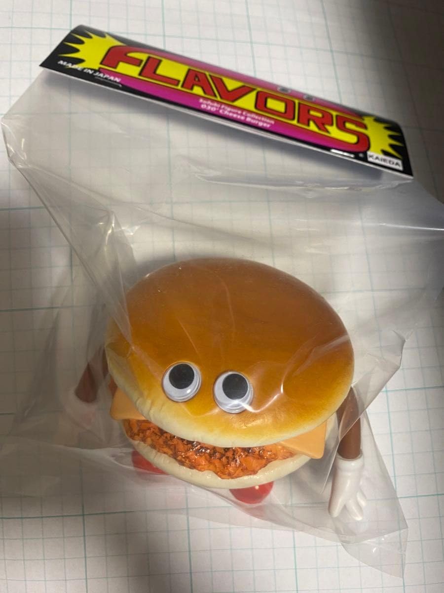 FLAVORS ソフビ フレーバーズ フィギュア KAIEDA チーズバーガー