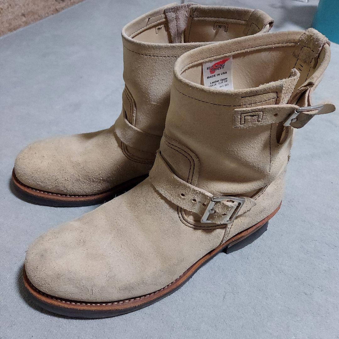 REDWINGレッドウイング 2965 ショートエンジニアブーツ スエード