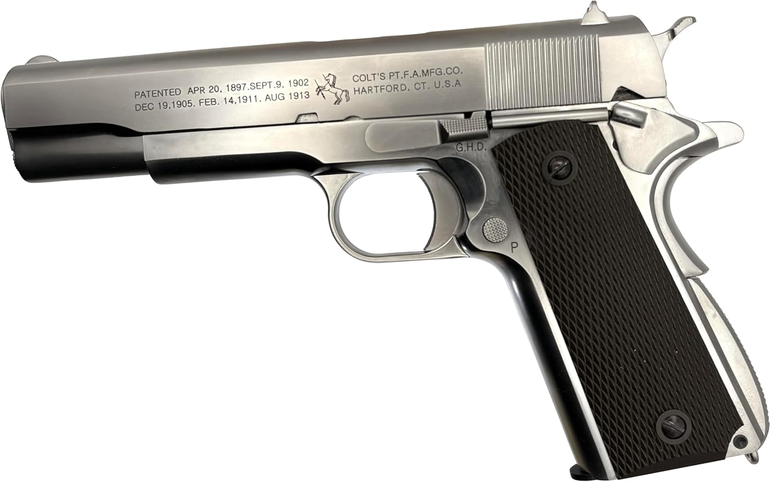 1911 ガバメント CO2 マガジン 3本 シルバー WE BATON WE COLT M1911A1 ガバメント Government用 15発 ガスブロー