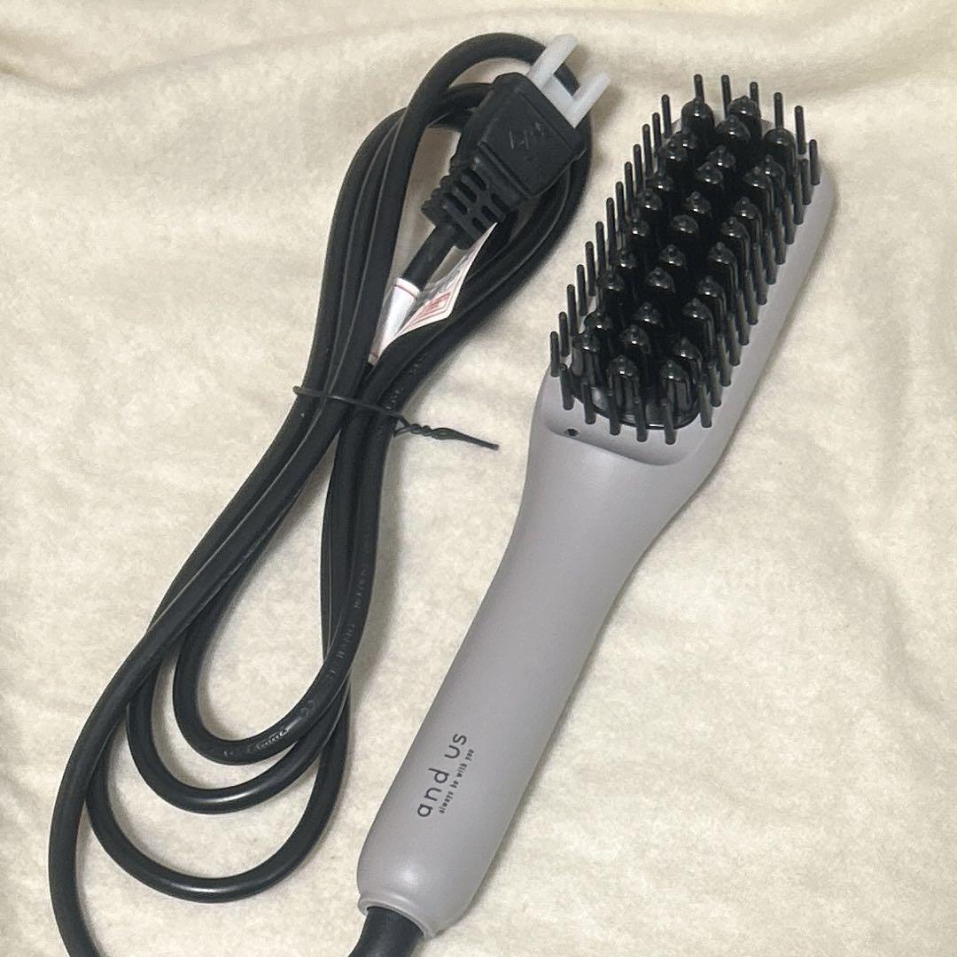 and us】ヒートヘアブラシ スリーコインズ3coins ヘアアイロン