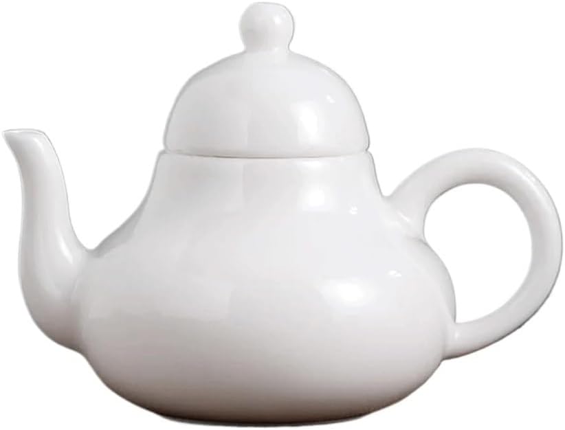 HKGFAYO 230 ミリリットル磁器ティーポット徳化翡翠セラミック