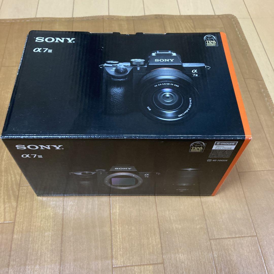 新品同様# SONY α7Ⅲ ズームレンズキット ILCE-7M3K（【中古