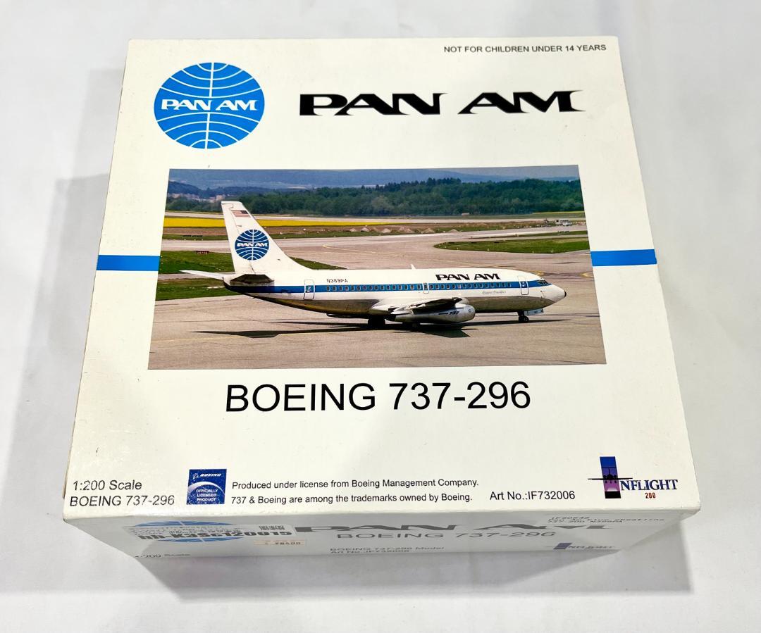 PAM AM インフライト BOEING737-296 1/200（Boeing 737-200
