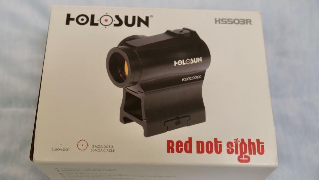 miniさん 確定 HOLOSUN 【HS503R】ドットサイト HOLOSUN ドットサイト HS503R Micro レッド サークル ダット